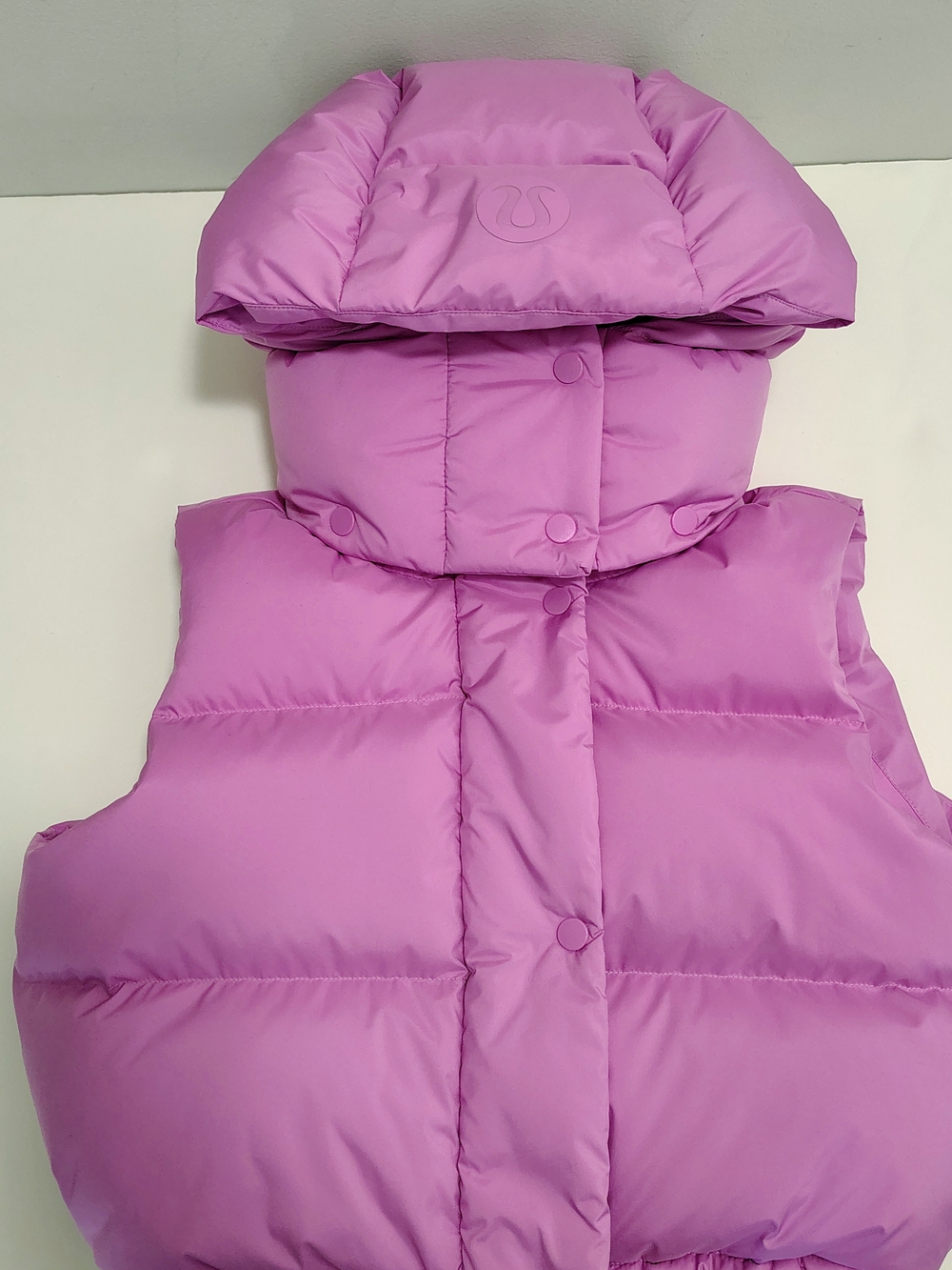 Lululemon Wunder Puff Jacket Womens 2 Pink Full Zip Down Insulated Puffer